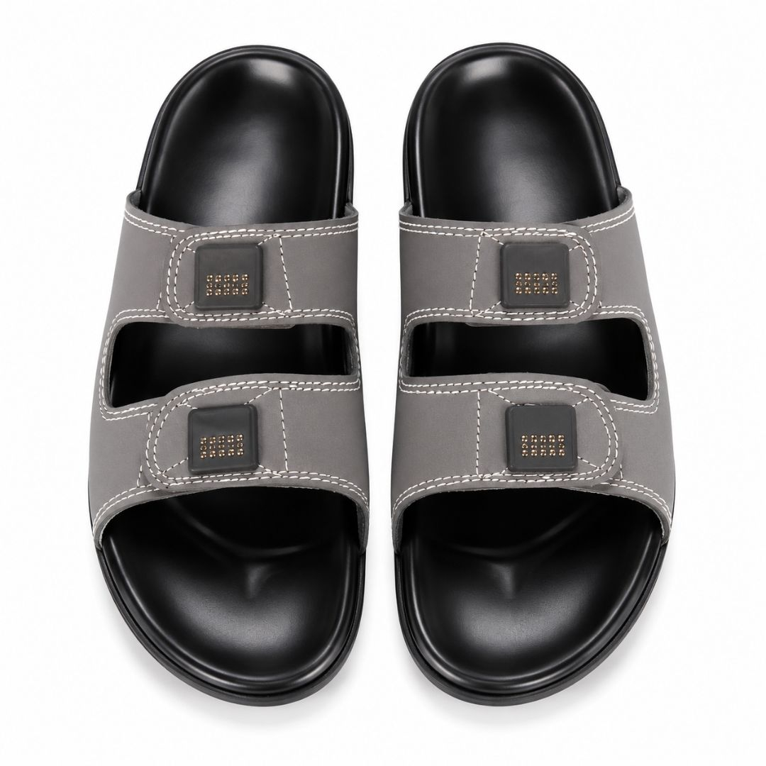 Unisex Dual Strap Comfort Slide Sandals